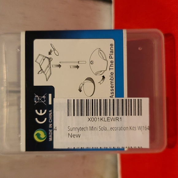 SOLAR DIY kit Micro desk Black Hawk plane with propeller fan NIB NWT - Picture 3 of 3